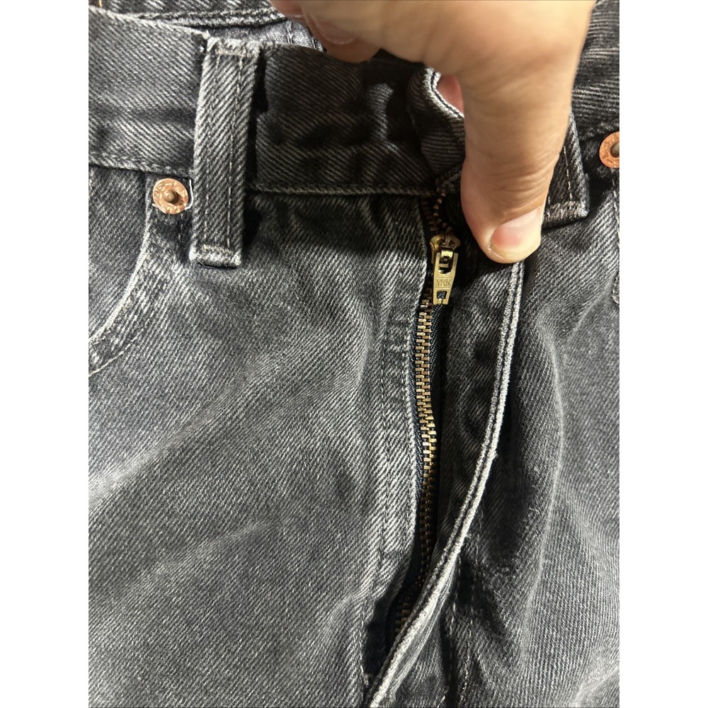 Vintage Levis Jeans Mens 31x30 (Fits 29x29) Faded Black 505 Red Tab Canada 1990s - Picture 14 of 15